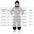 thumbnail image 2 of Girls Ski Suits Waterproof Jumpsuit with Hood Insulated Midweight Zipper Closure Warm Kids Winter Snow Jacket Black 8 Years, 2 of 7