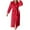 Red, variant on Aboser Women's Fuzzy Fleece Robes with Pockets Warm Winter Thick Plush Bathrobes Soft Long Sleeve Sleepwear Loose Fit Belted Bathrobe Red XXL