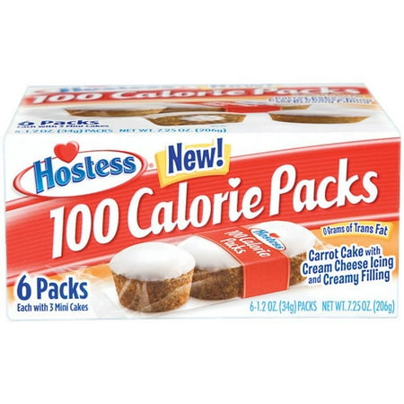 Hostess Carrot Cake Wcream Cheese Icing Creamy Filling 100