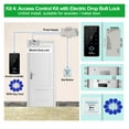 thumbnail image 2 of Fingerprint Access Control System Door Lock, IP68 Fully Waterproof Electric Lock Set For Home Safe, Outdoor ,More Secure, 2 of 7