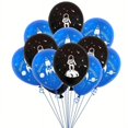 thumbnail image 4 of Set, Astronaut Birthday Theme Party Kit, Astronaut Flag Theme Birthday Party Cake Flag Balloon Supplies, Pull Flag, 20 Balloons, 13 Cake Forks (12 Small And 1 Large), 1 Flat 10m/393.7in Ribbon, Party, 4 of 4