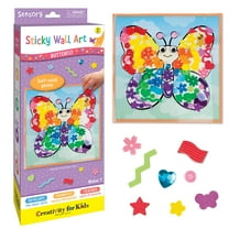 Creativity for Kids Sticky Wall Art Butterfly- Child Sensory Activity for Boys and Girls Ages 3 