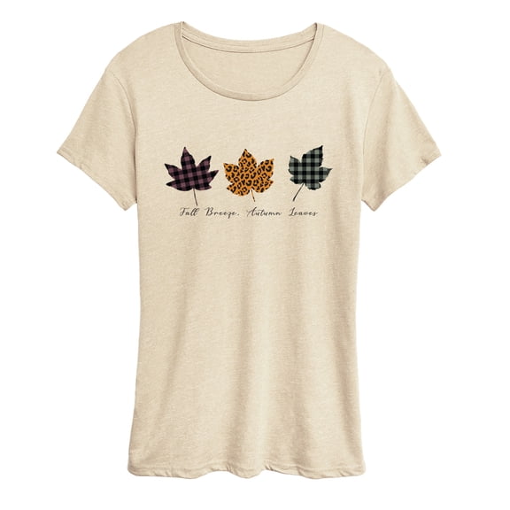 Instant Message - Autumn Leaves Women's Short Sleeve Graphic T-Shirt