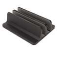 thumbnail image 3 of Support Vertical pour Ordinateur Portable en Alliage d'Aluminium Double Dock Noir Multifonctions de Refroidissement Support pour Ordinateur Portable, 3 of 12