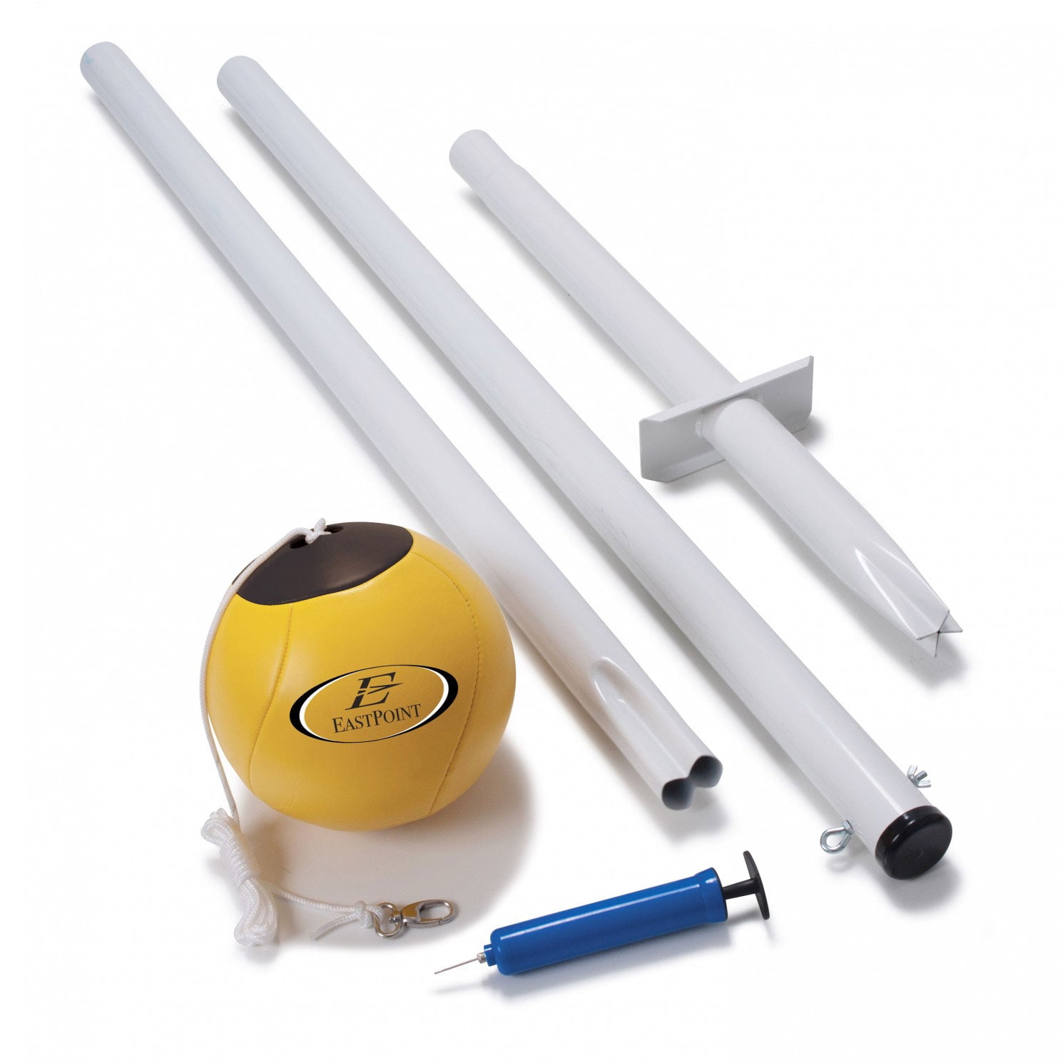 Eastpoint Platinum In Ground Tetherball Equipment Pole Ball Rope Game Kit Set