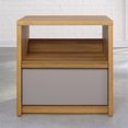 thumbnail image 2 of Sauder Table de Chevet Moderne en Chêne Pâle avec Mocassin, 2 of 4