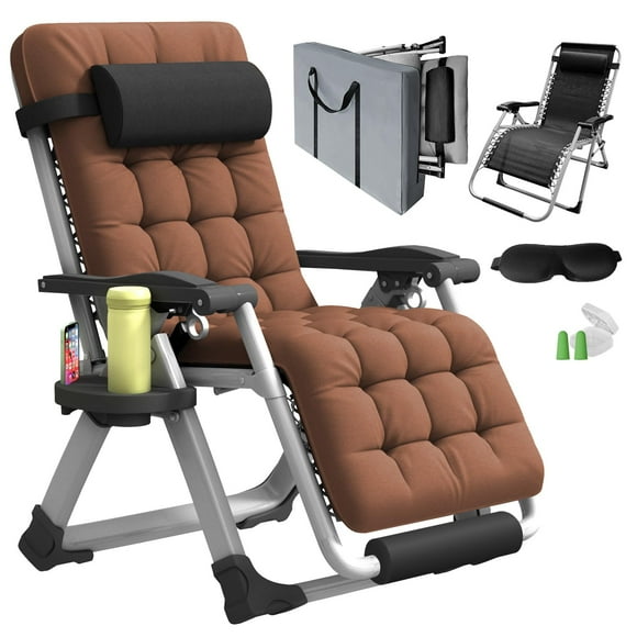 Silla Zero Gravity YOMIFUN Oversized XL con juego de accesorios