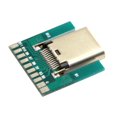 thumbnail image 2 of Conector hembra USB-C UC-206 USB 3.1 Tipo C con cabezal SMT hembra y placa PCB, 2 of 2