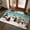 Aurora Gradient, variant on Front Door Mat Indoor Outdoor 19.7"x31.5", Teal Blue Christmas Absorbent Non Slip Welcome Mat, Snowman Xmas Tree Winter Snowflake Low Profile Entryway Rug for Front Entrance Porch Back Door Patio
