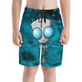 thumbnail image 3 of Invader Zim Boys Swim Trunks Quick Dry Boards Shorts For Kids Beach Swim Shorts, 3 of 7
