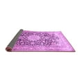 thumbnail image 2 of Ahgly Company Indoor Rectangle Medallion Purple Traditional Area Rugs, 8' x 12', 2 of 4