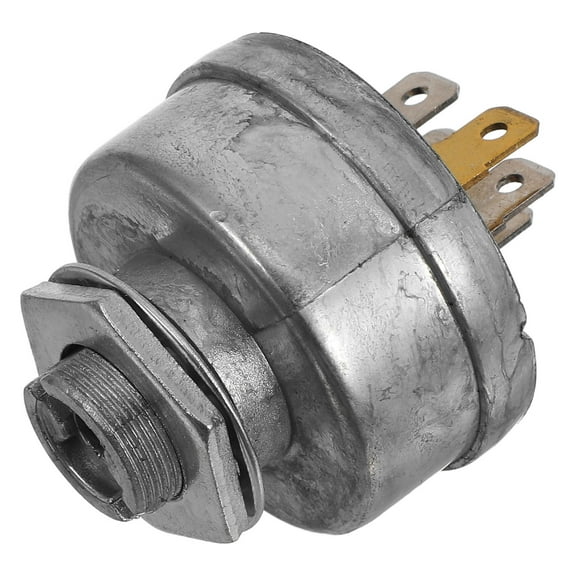 Worgeous Ignition Starter Switch with Key for Lawn Mower Tractors and Riding Mower Universal Replacement Lawn Mower Ignition Switch