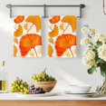 thumbnail image 3 of Burnt Orange Leaves Kitchen Towels Set of 4, Elegant Botanical Vintage Art Absorbent Dish Towels for Kitchen, Microfiber Hand Towel, Quick Drying Tea Towel for Cleaning Decorative Dishcloths, 3 of 7