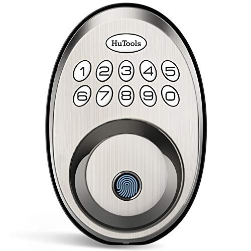 Fingerprint Deadbolt Door Lock, HuTools Biometric Keyless Entry Door