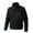 Black, variant on Jgppe Mens Fleece Jackets Basic Full Zip Stand Collar Warm Windproof Lightweight Winter Fall Coat
