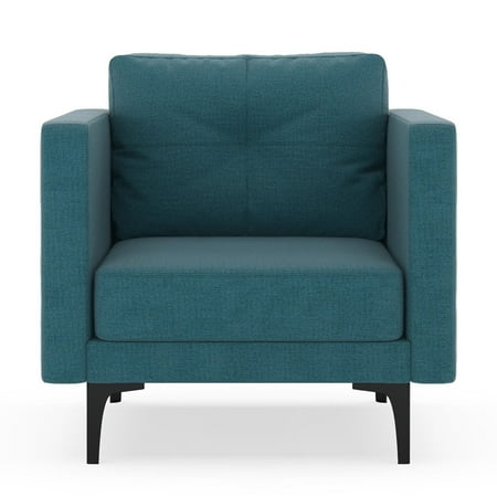 Aegean Weave Fish - Parker Armchair Oxford Weave - Aegean Blue