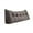 Gray, variant on Wedge Pillows | Dorm Triangular Headboard Bolster Pillow | Twin Wedge Headboard Large Wedge Pillow | Back Pillow Backrest Cushion for Sitting in Bed