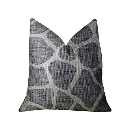 Plutus Rocky Way Onyx Handmade Throw Pillow, (Double sided 22" x 22")