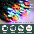 thumbnail image 2 of LAMPHOME 100 Mini LED Count Multi -Christmas Lights - 21.6FT LED Mini Lights, Mini led Lights for Indoor Outdoor Home Holiday Party Wedding Independence Day Decoration, 2 of 6