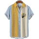thumbnail image 4 of Camisa hawaiana de manga corta con estampado informal y botones para hombre, 4 of 4