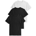 thumbnail image 2 of Ma Croix Mens Essentials Crew Neck Short Sleeve T-Shirts Lightweight Everyday Tee 3-Pack, 2 of 3