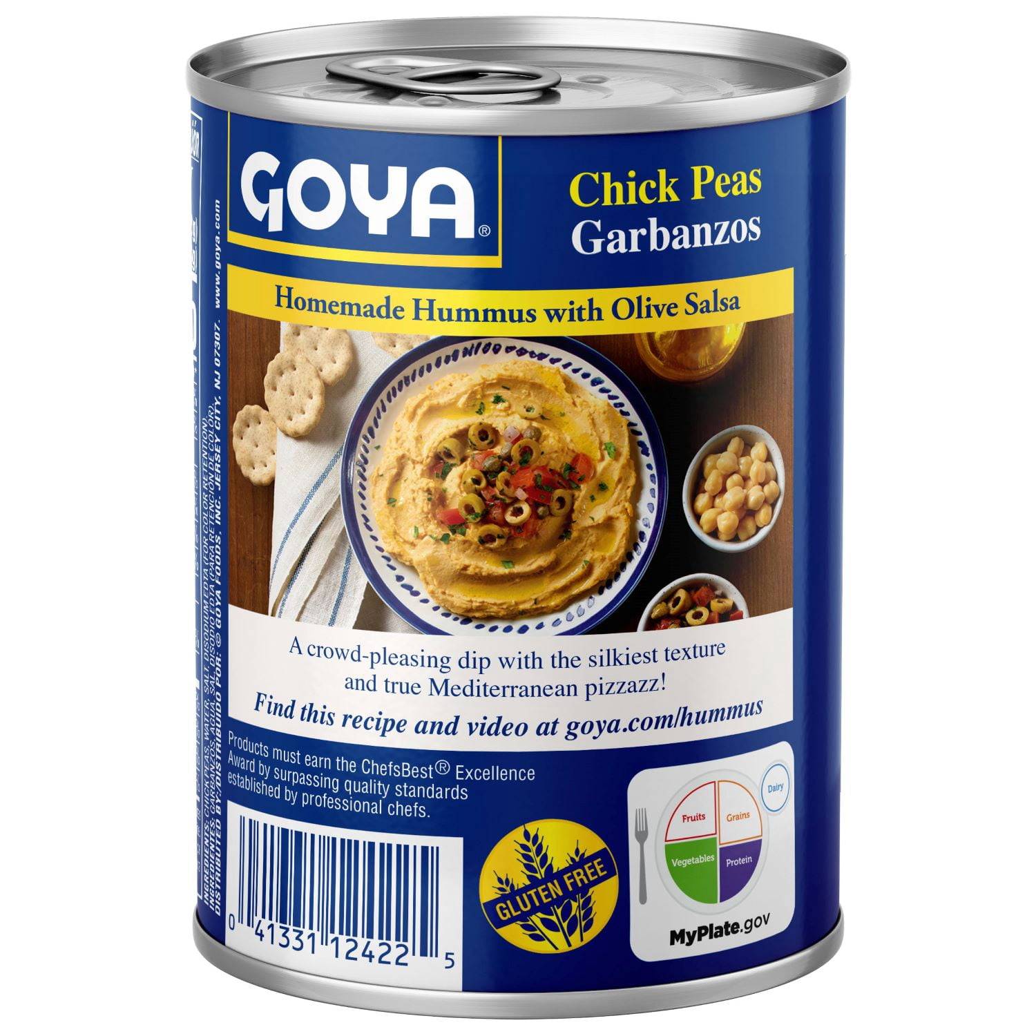 (6 pack) GOYA Chick Peas (Garbanzo Beans) 15.5 oz Can