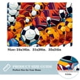 thumbnail image 2 of Football Non-Slip Polyester Game Mat Kitchen Rugs Door Mat Machine Washable, 2 of 6