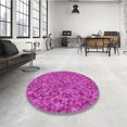 thumbnail image 4 of Ahgly Company Machine Washable Indoor Rectangle Transitional Deep Pink Area Rugs, 8' x 10', 4 of 7