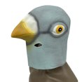thumbnail image 3 of Casco de látex con forma de animal con forma de paloma, aterrador, disfraz de cosplay, 3 of 3