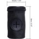 thumbnail image 3 of Dispensador de bolsas de tela para excrementos de perro, soporte para bolsas de excrementos de perro con mosquetón - Negro, 3 of 4
