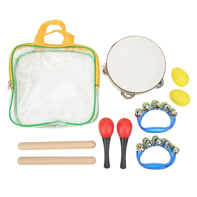 Musical Instrument Set, Professional Rumba Shakers Rattle Easy Playing Hand Drum Egg Shaker Rhythm Stick Kids Musical Instruments Set For Children