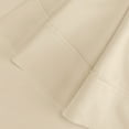 thumbnail image 3 of 300 Thread Count 100% Cotton Deep Pocket Solid Bedding Sheet Set, Queen, Ivory - Blue Nile Mills, 3 of 5