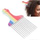 thumbnail image 5 of Peine afro para cabello rizado, peine metálico con agarre ergonómico y reducción del encrespamiento., 5 of 5