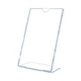 thumbnail image 1 of Shisuyan 6 Pcs Supports de Panneaux Inclinés en Forme de L Support de Menu de Bureau, 1 of 9