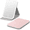 Pink, variant on Portable Travel LED Makeup Mirror - 3 Color Dimmable Lighted Mirror with 60 LEDs, 360° Rotation, Touch Screen, Rechargeable Folding Vanity Mirror (Pink)