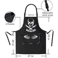 thumbnail image 4 of Funny Aprons For Men,Birthday Gifts for Dad，Mens Apron,Fathers Day Cooking BBQ Chef Grilling Apron, 4 of 5