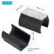 thumbnail image 2 of Cubierta rectangular para patas de silla Uxcell de 25mm con almohadilla de fieltro, 24 piezas protectores de pies de muebles para madera negra, 2 of 6