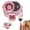 Pink, variant on 2026 Car Clip on Air Conditioner Fan with LED Display,portable car air conditioners,USB Rechargeable Battery Powered Gadget 360°Rotation Adjustable 199 Speeds Truck Tent(Green)