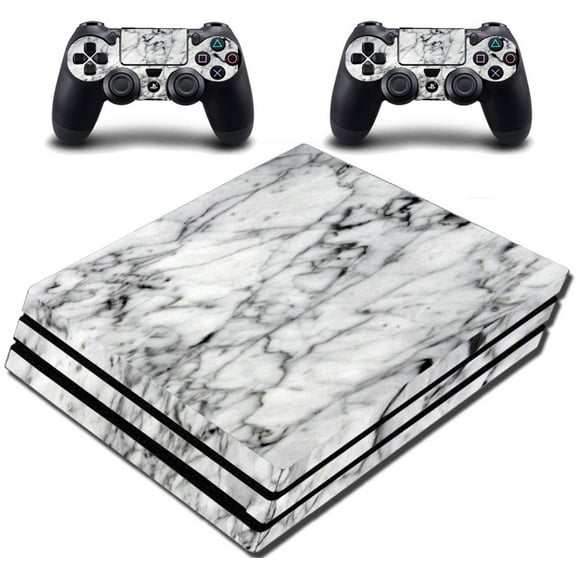 VWAQ PS4 Pro Marble Skin Cover Playstation 4 Pro White Wrap Decal VWAQ-PPGC7 [video game]