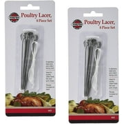 Norpro 843 Stainless Steel Poultry Lacers, 2 Sets of 8