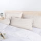 thumbnail image 5 of Juego de 2 protectores de almohada 100% algodón egipcio de 600 hilos con cremallera, fundas de almohada refrescantes de tejido de satén, silenciosas y transpirables, de fácil cuidado (2 piezas Queen r, 5 of 5