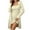 Beige, variant on Ltctricy Womens 2 Piece Pajama Set Comfy Sleeveless Nightgown with Robes Long Sleeves Ribbed Lounge Outfits Sleepwear