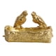 thumbnail image 3 of Bandeja de tocador de almacenamiento Sunnimix para joyas y llaves estatuas de loro de resina dorado, 3 of 8