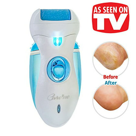 Electric Callus Remover Cordless & Rechargeable - Model# CM202A - Electronic Foot Pedicure Tool Removes Dead, Hard Skin and Calluses - Pedicure Spa Like Soft & Smooth (Best Electric Callus Remover By Care Me)