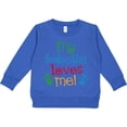 thumbnail image 2 of Inktastic My Godmother Loves Me Toddler Sweatshirt, 2 of 4