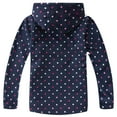thumbnail image 5 of MGEOY Girls Rain Jackets Lightweight Waterproof Hooded Raincoats Windbreakers, 5 of 7