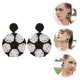 thumbnail image 1 of FENGGUIQU 1Par Aretes Femeninos Colgantes Hechos A Mano Con De Fútbol Y Estilo Vintage, 1 of 8