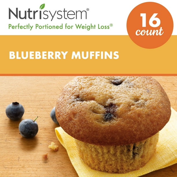 Nutrisystem® Blueberry Muffins, Breakfast Muffins for Weight Loss, 16
