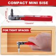 thumbnail image 2 of 17 PCS Right Angle Ratcheting Screwdriver Set, 90 Degree Offset Screwdriver for Tight Spaces, 36-Tooth Reversible Mini Ratchet Set with 1/4" Phillips/Pozidriv/Slotted/Torx Bits and Sockets, 2 of 7