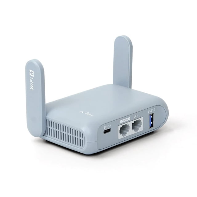 Enrutador portátil de viaje GL.iNet GL-MT3000 Beryl AX Wi-Fi 6